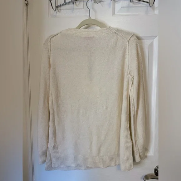 Tory Burch Linen Sweater Size M - Picture 5 of 8